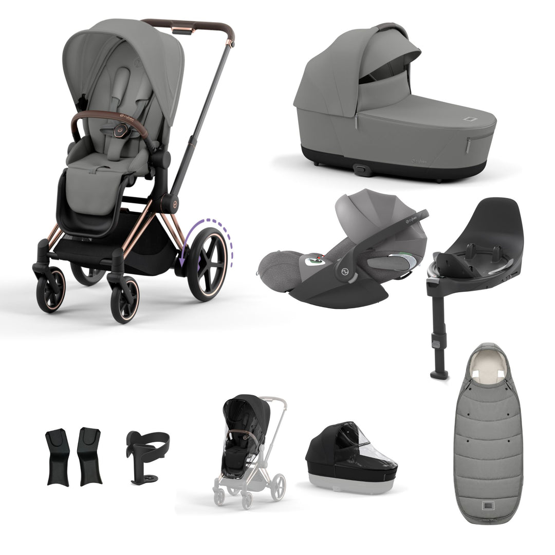 Cybex e-Priam Bundle - Mirage Grey