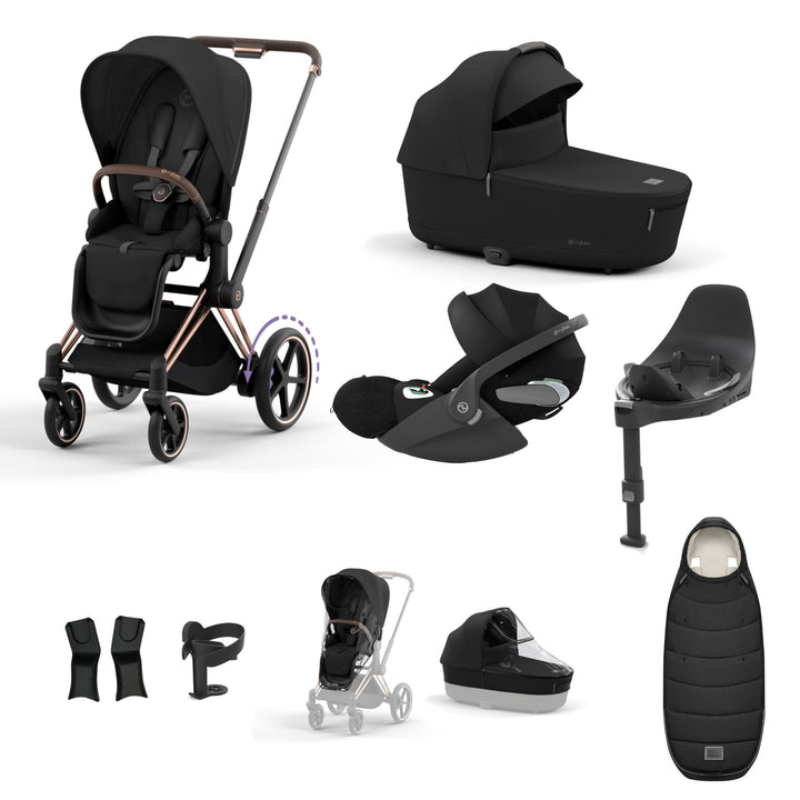 Cybex e-Priam Bundle - Sepia Black