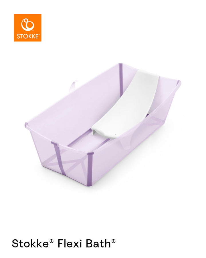 Stokke Flexi Bath X-Large & FREE Newborn Support - Lavender