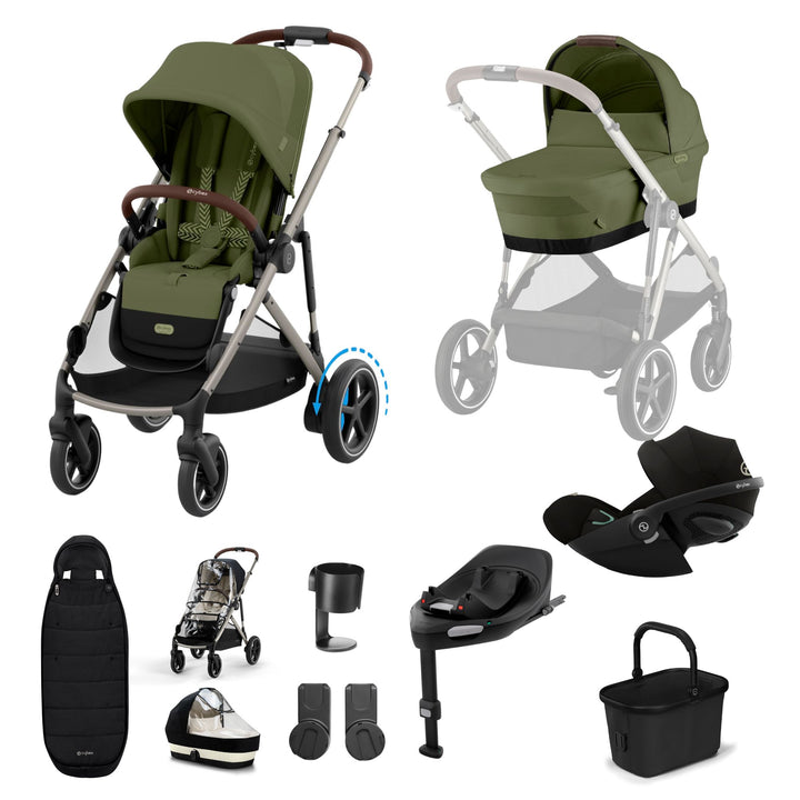 Cybex Gazelle S Cloud G Bundle - Moss Green