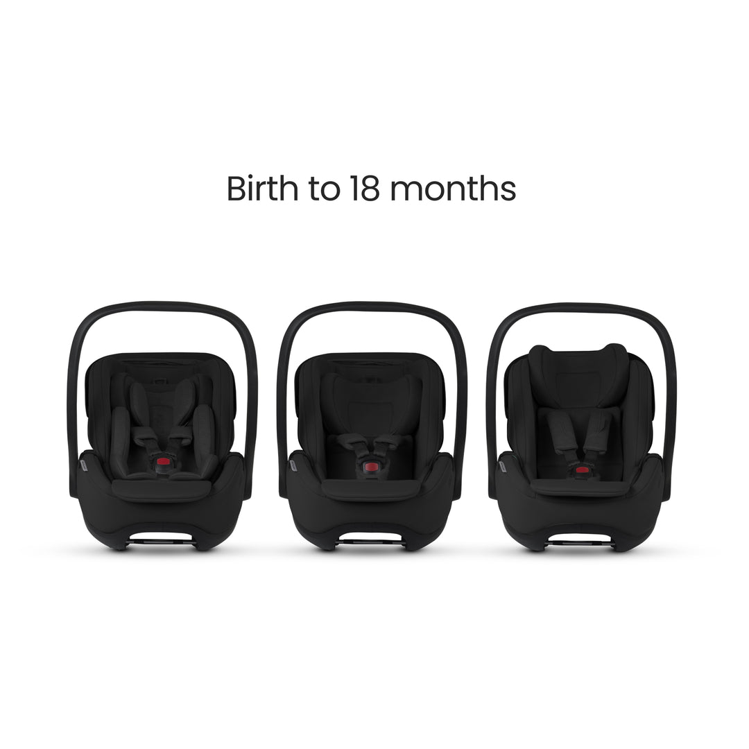 Silver Cross Glide Plus 360 Infant Car Seat and Base - Iconic Black