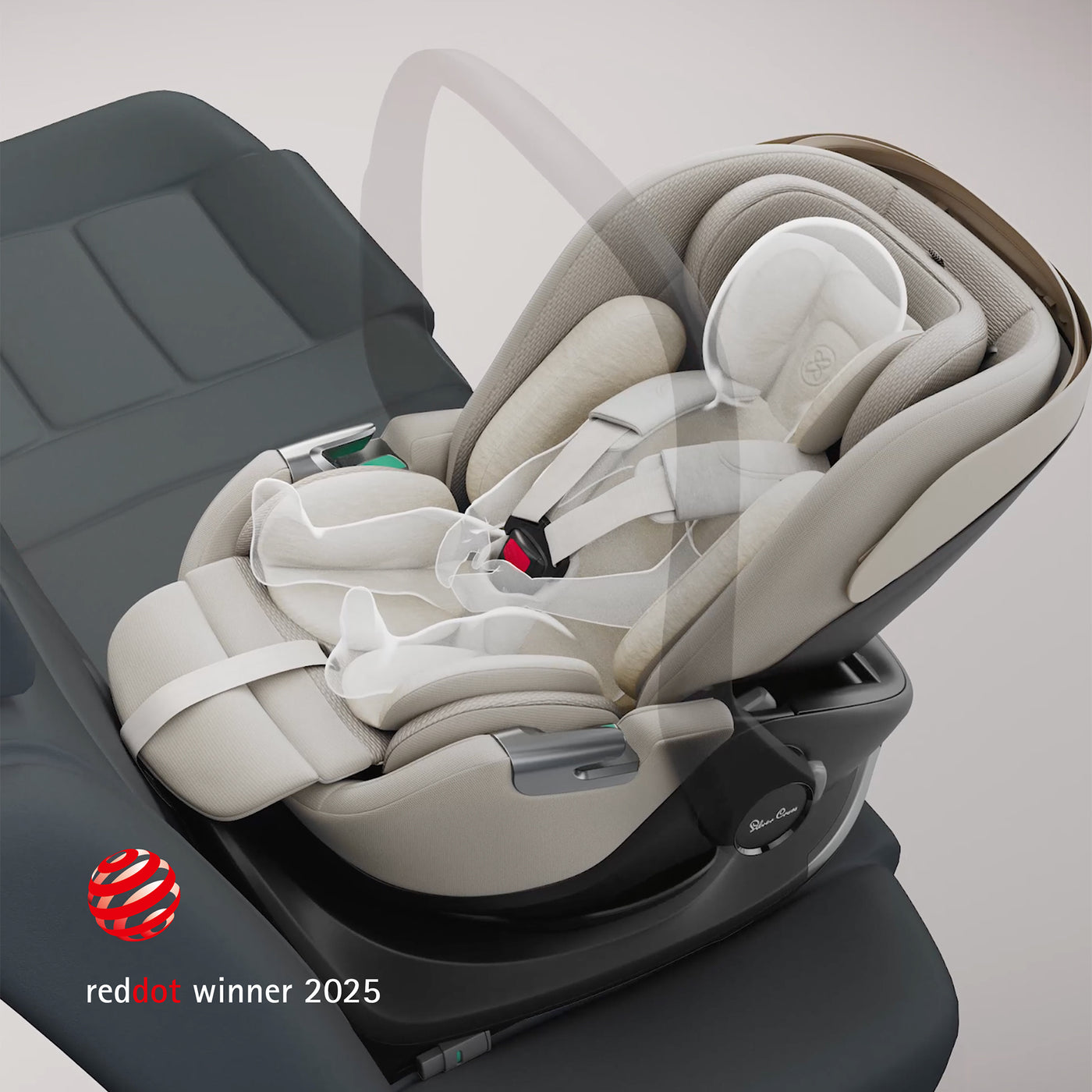 Silver Cross Glide Plus 360 Infant Car Seat - Natural Taupe
