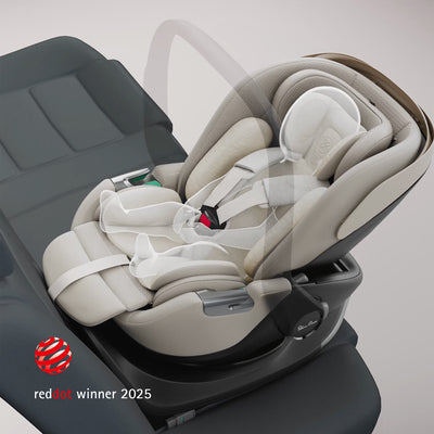Silver Cross Glide Plus 360 Infant Car Seat - Natural Taupe