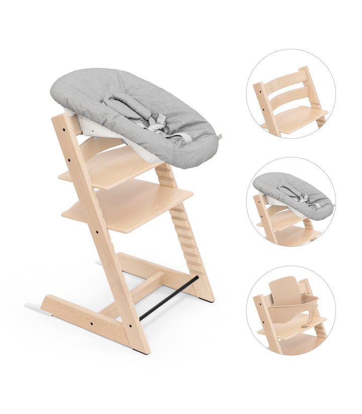 Tripp Trapp Newborn Bundle + Baby Set - Natural