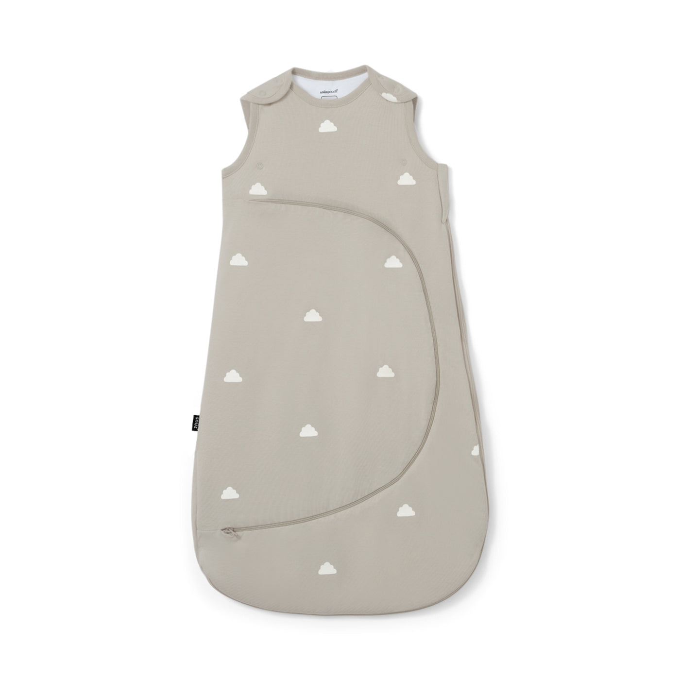 SnuzPouch Sleeping Bag 2.5 Tog (0-6 Months) - Grey Cloud