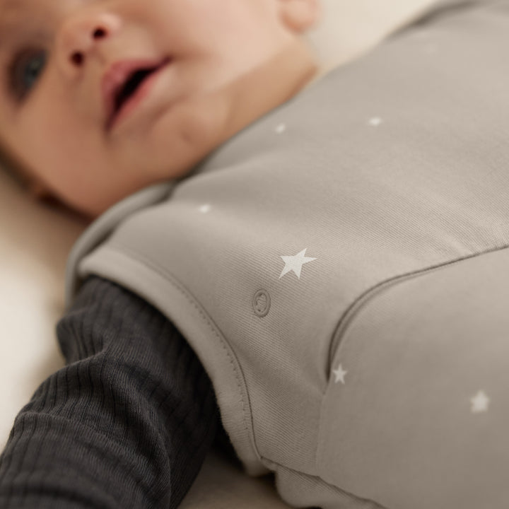 SnuzPouch Sleeping Bag 1.0 Tog (6-18 Months) - Grey Star