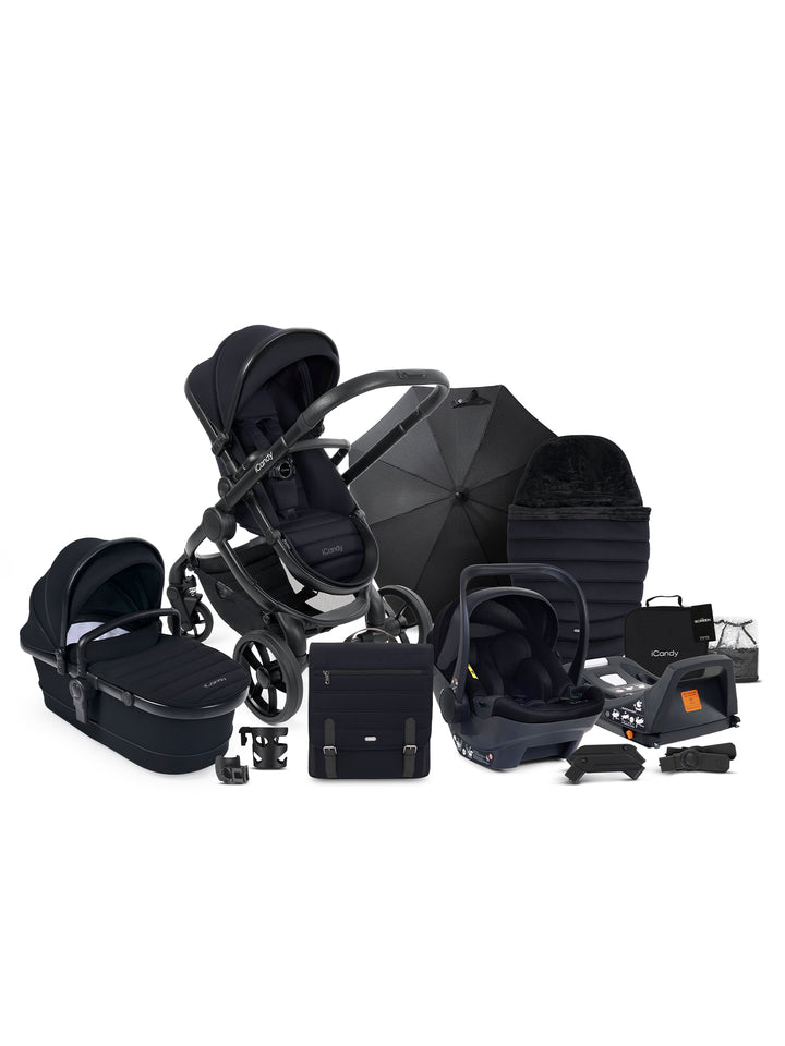 iCandy Peach 7 Cocoon Bundle - Black Edition