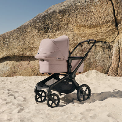 Bugaboo Fox 5 Renew Complete Pushchair Bundle  - Black/Desert Taupe Melange