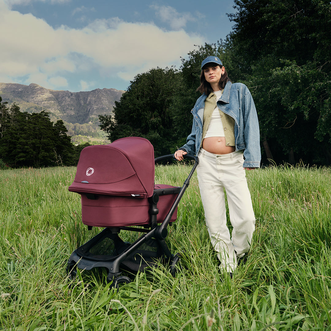 Bugaboo Fox 5 Renew Ultimate Cloud T Bundle - Black/Dark Cherry