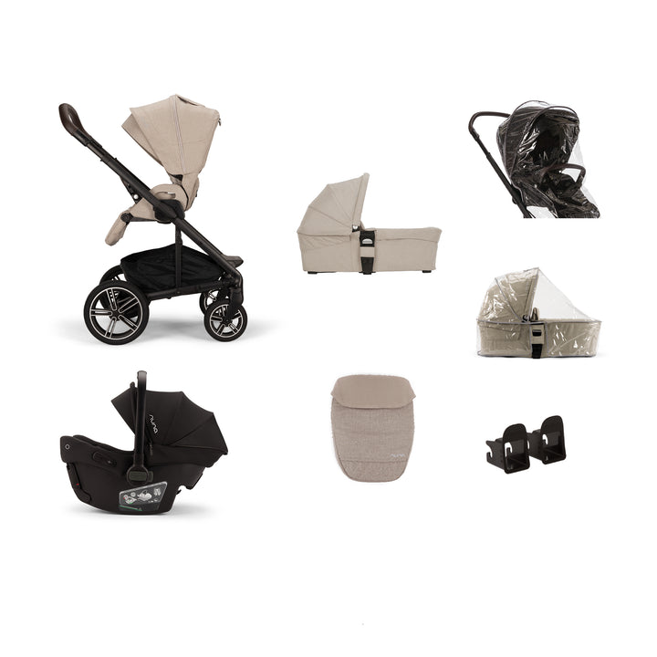 Nuna MIXX next PIPA Urbn bundle - Biscotti