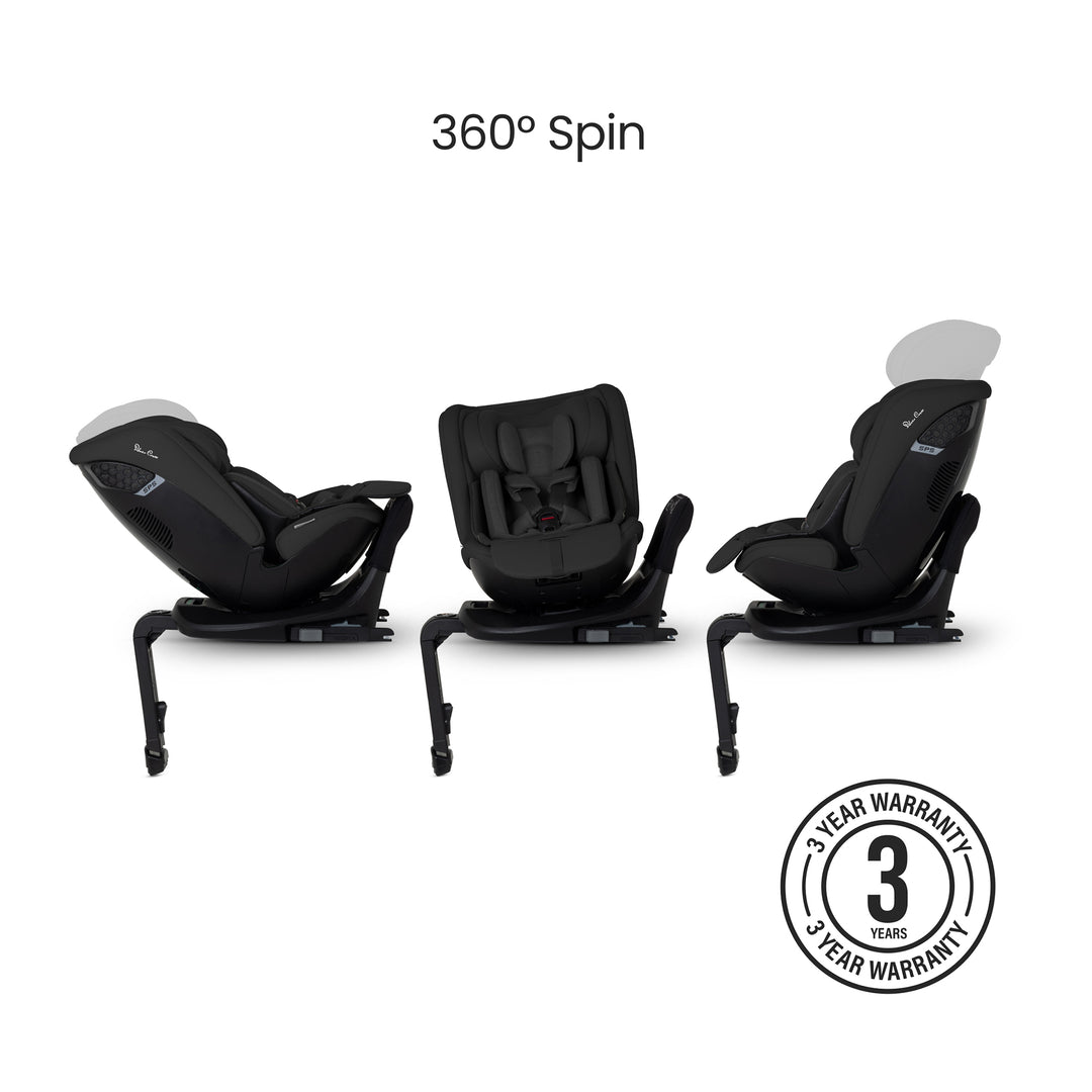 Silver Cross Motion 3 All Size - Iconic Black
