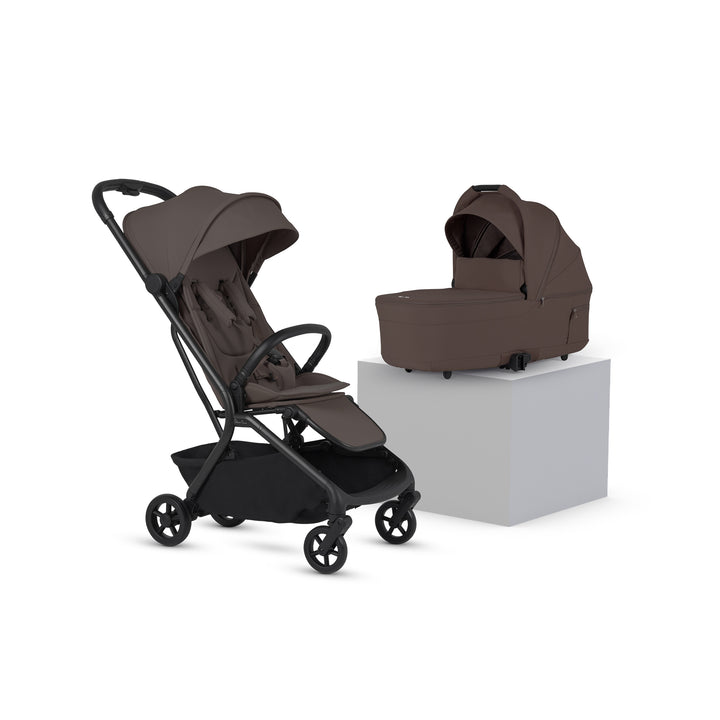 Silver Cross Nia Stroller & Carrycot - Chocolate
