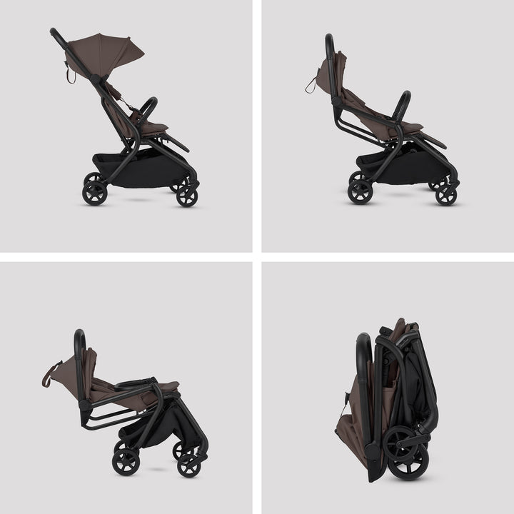 Silver Cross Nia Stroller & Carrycot - Chocolate