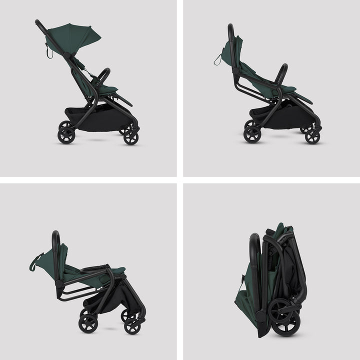 Silver Cross Nia Stroller & Carrycot - Conifer