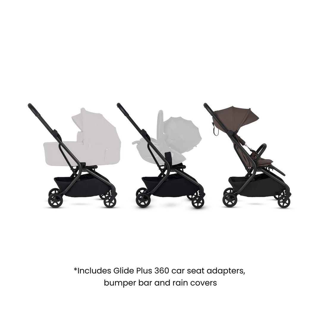 Silver Cross Nia Stroller - Chocolate.