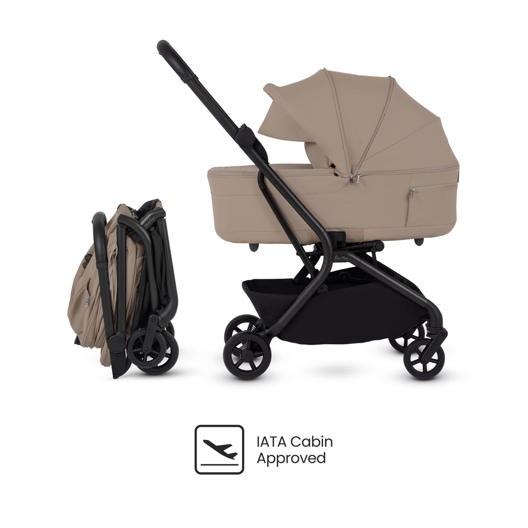 Silver Cross Nia Travel System with Accessory Pack - Champagne