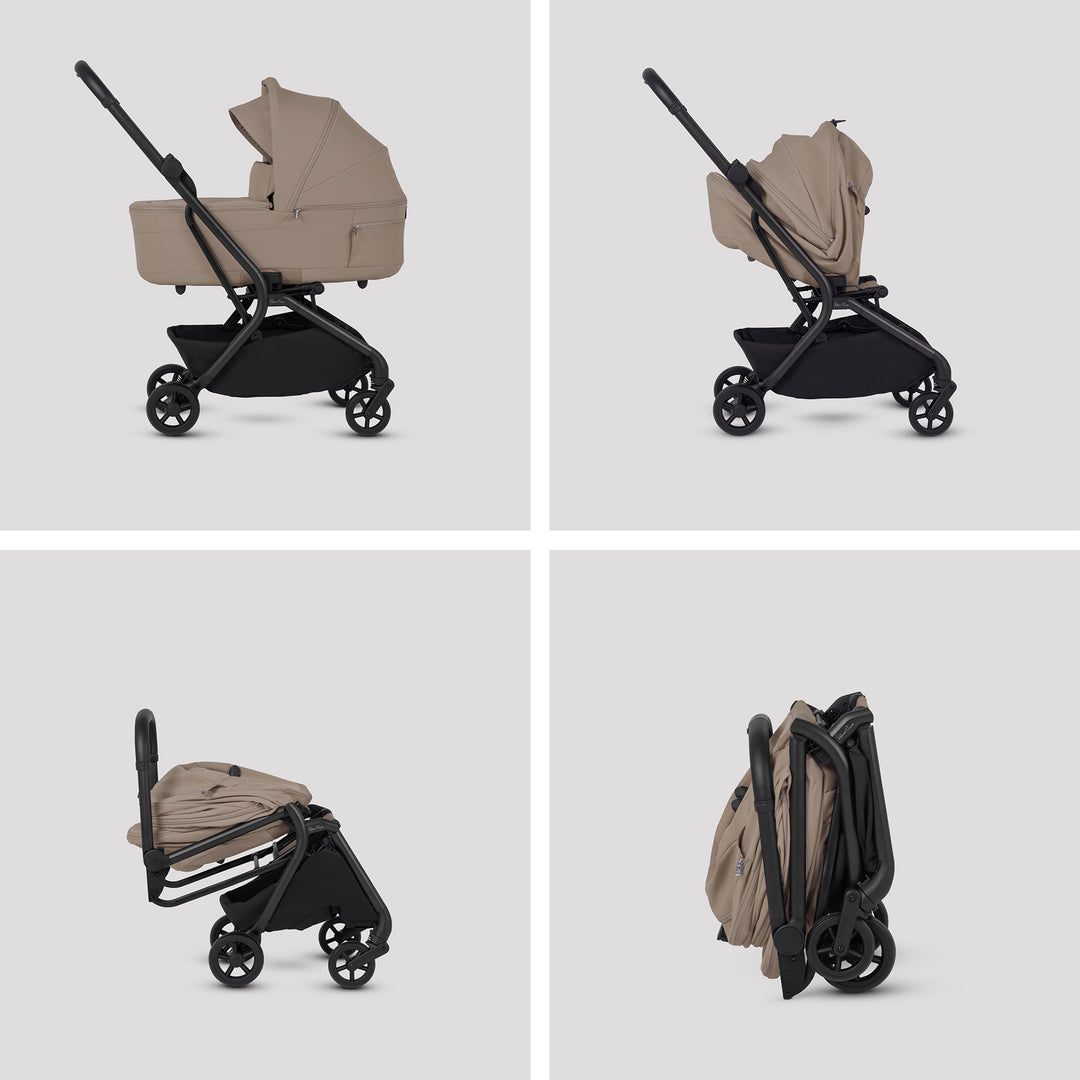 Silver Cross Nia Travel System with Accessory Pack - Champagne