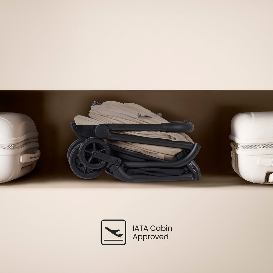 Silver Cross Nia Travel System with Accessory Pack - Champagne