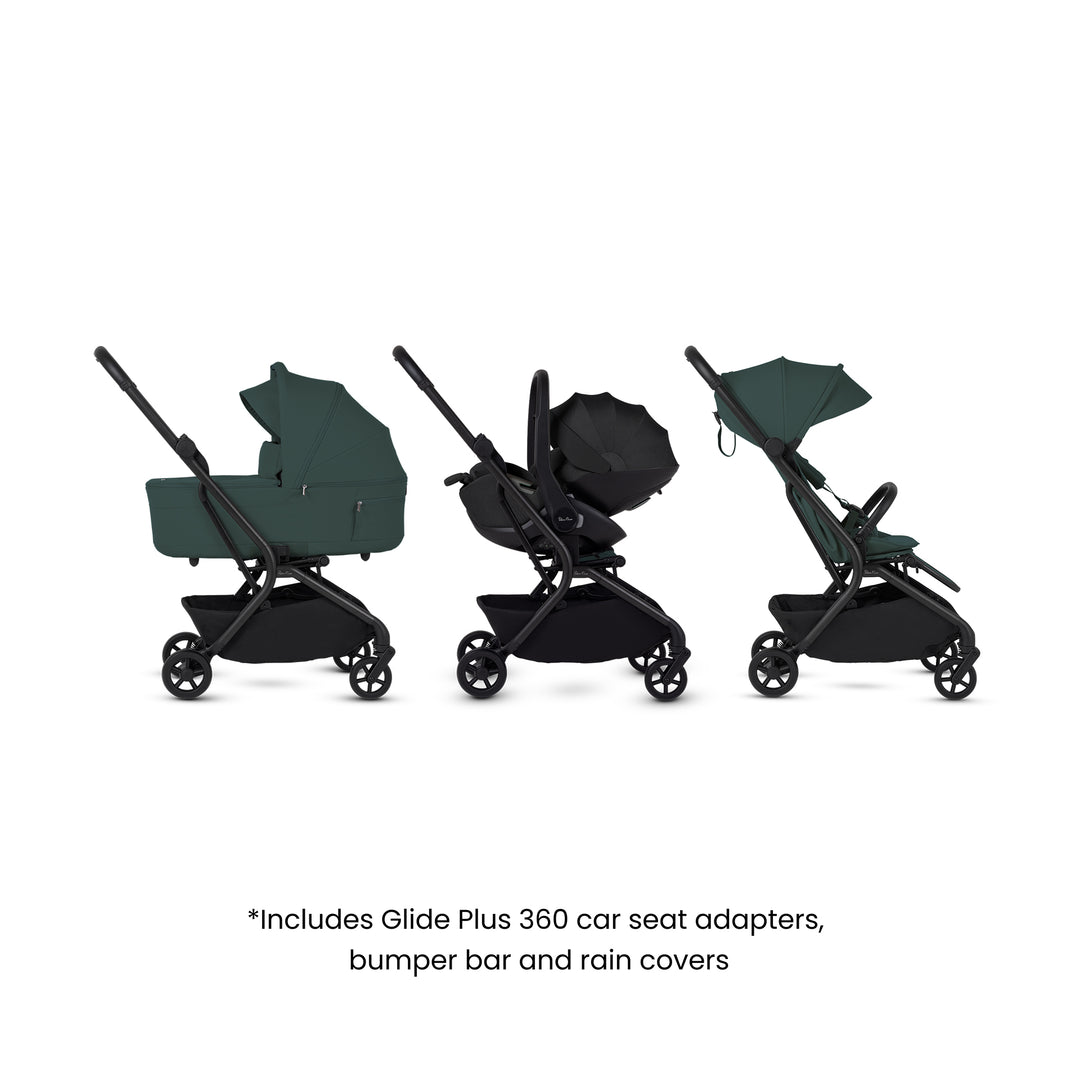 Silver Cross Nia Travel System with Accessory Pack - Conifer