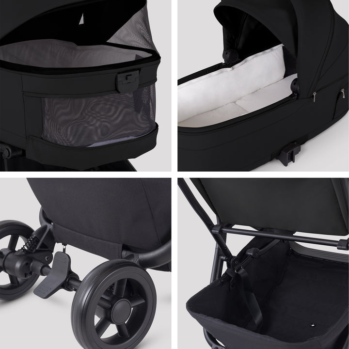 Silver Cross Nia Travel System with Accessory Pack - Onyx