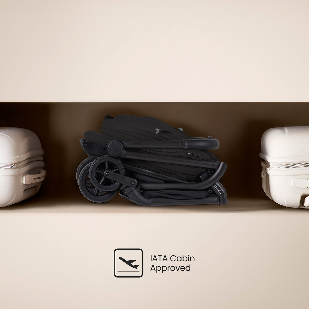 Silver Cross Nia Travel System with Accessory Pack - Onyx