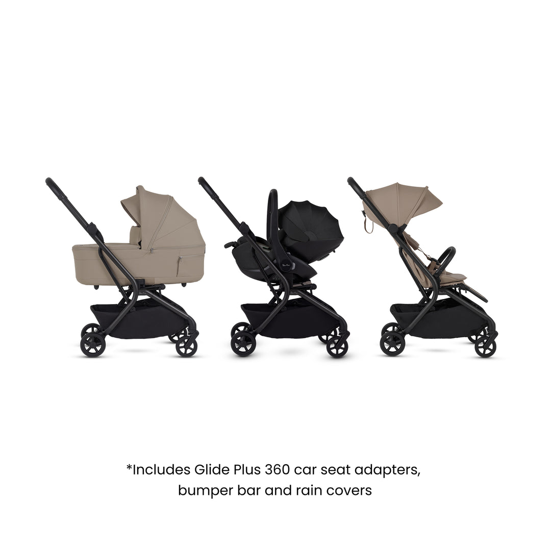 Silver Cross Nia Travel System - Champagne