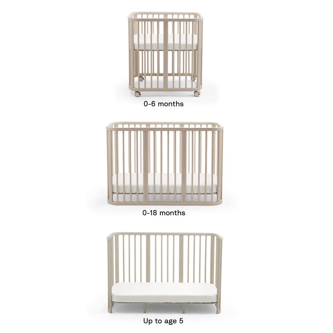 Stokke Nighti™ Convertible Cot Bed - Vanilla White