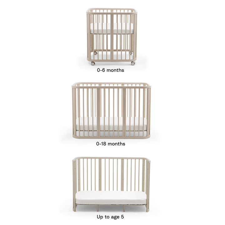 Stokke Nighti™ Convertible Cot Bed - Vanilla White