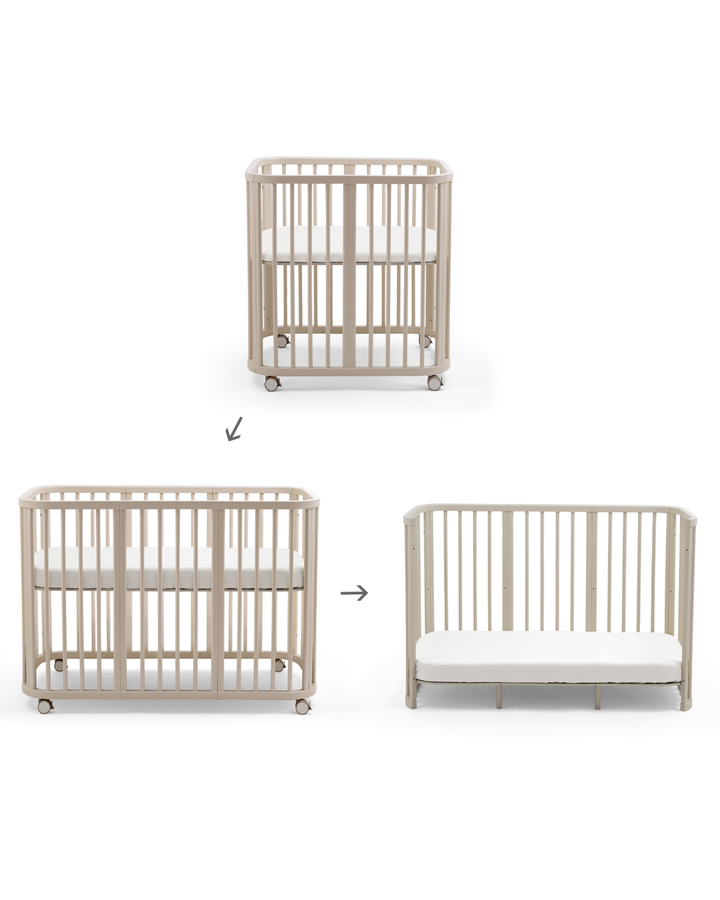 Stokke Nighti™ Convertible Cot Bed - Vanilla White