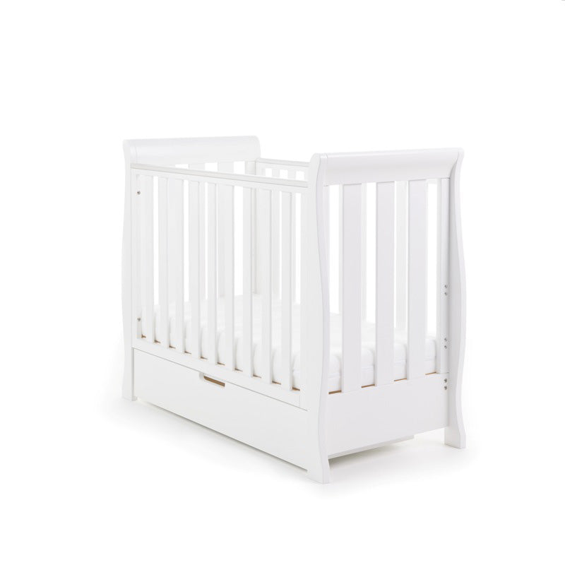 OBaby Stamford Space Saver Cot - White