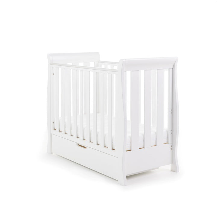 OBaby Stamford Space Saver Cot - White