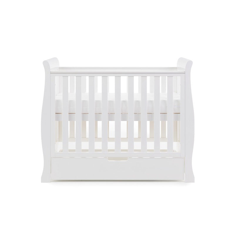 OBaby Stamford Space Saver Cot - White