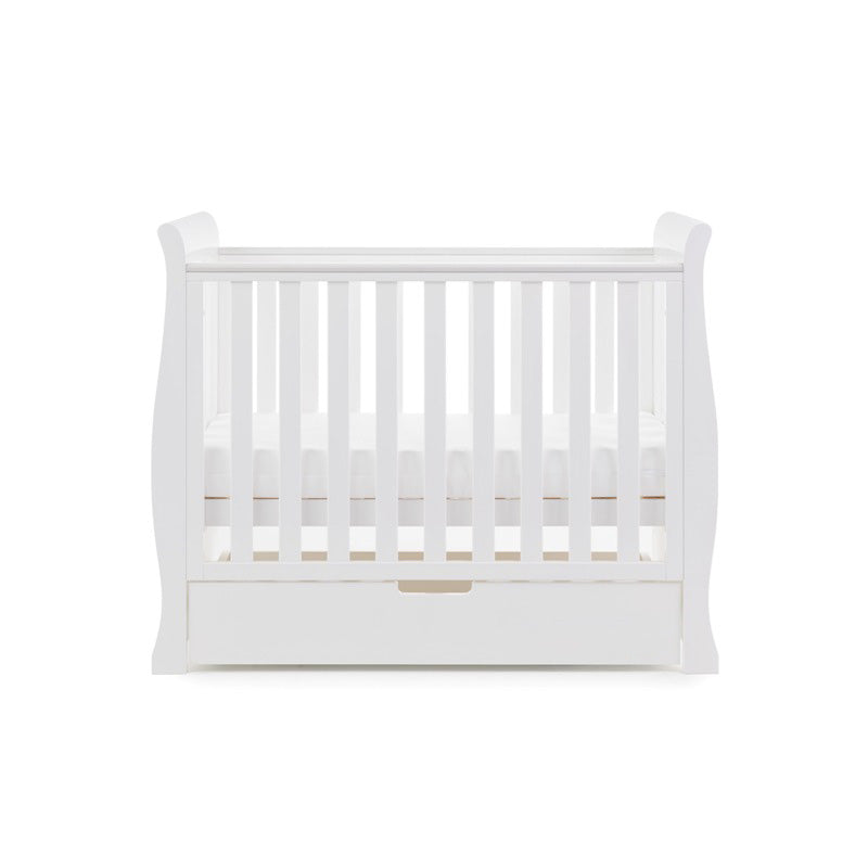 OBaby Stamford Space Saver Cot - White