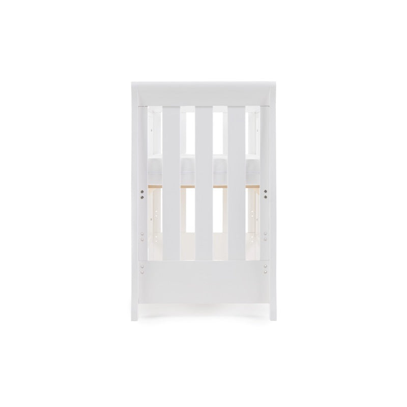 OBaby Stamford Space Saver Cot - White