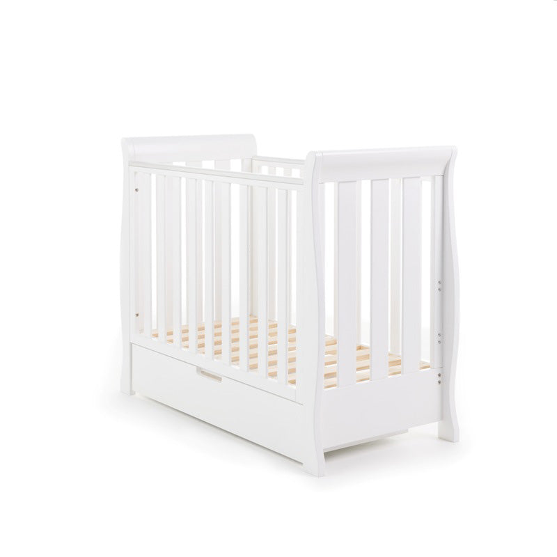 OBaby Stamford Space Saver Cot - White