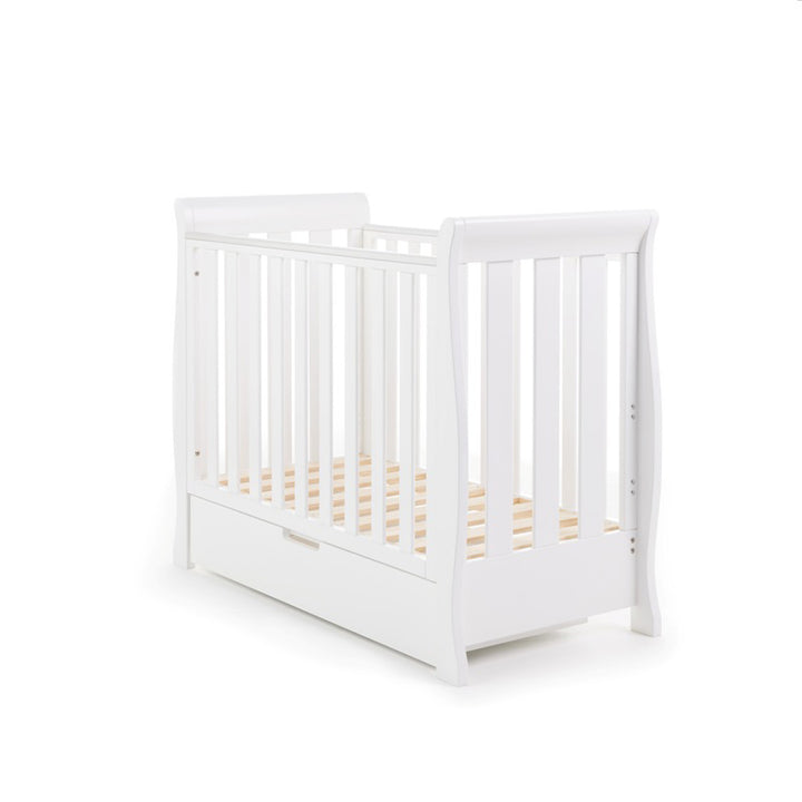 OBaby Stamford Space Saver Cot - White