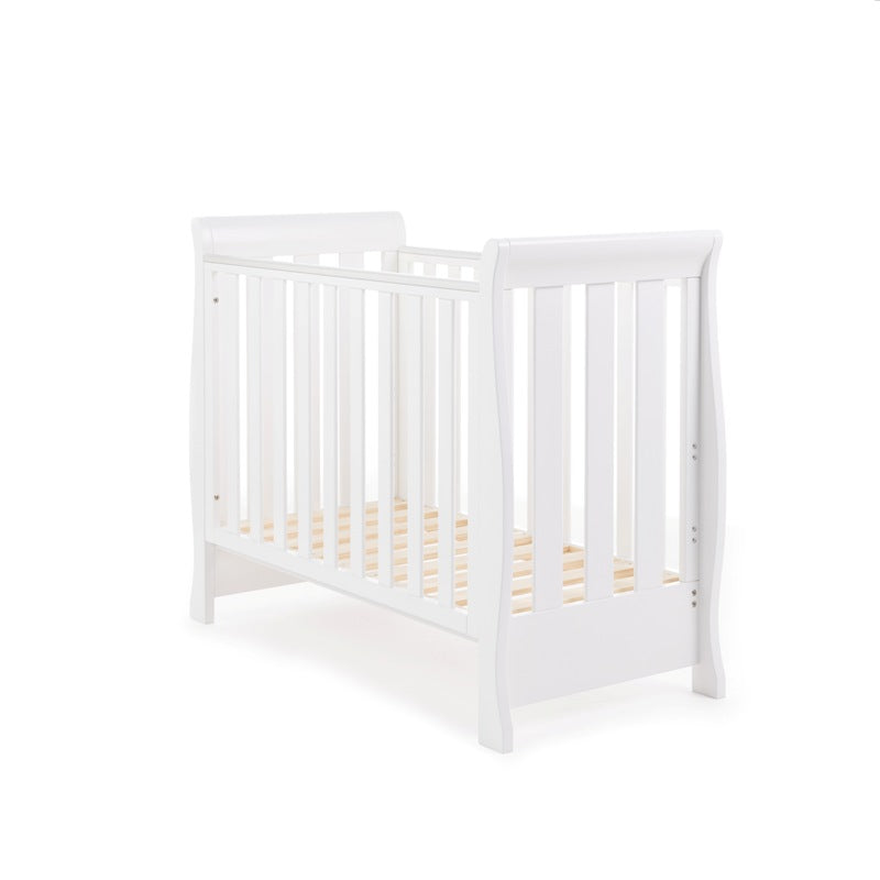 OBaby Stamford Space Saver Cot - White
