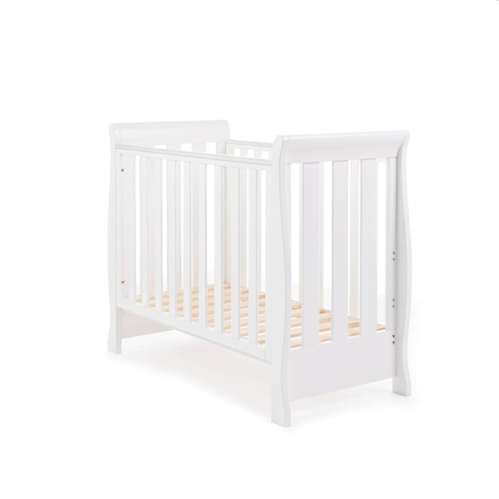 OBaby Stamford Space Saver Cot - White