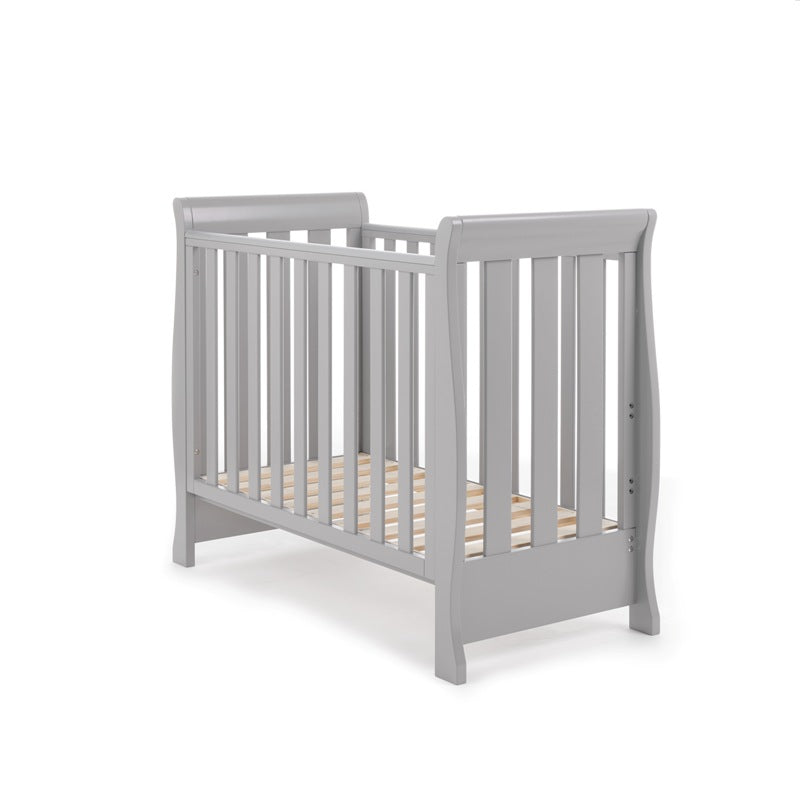 OBaby Stamford Space Saver Cot - Warm Grey