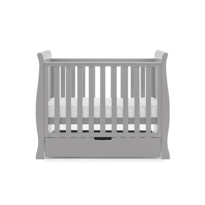 OBaby Stamford Space Saver Cot - Warm Grey