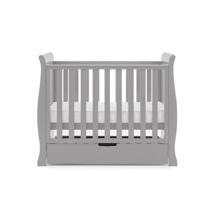OBaby Stamford Space Saver Cot - Warm Grey