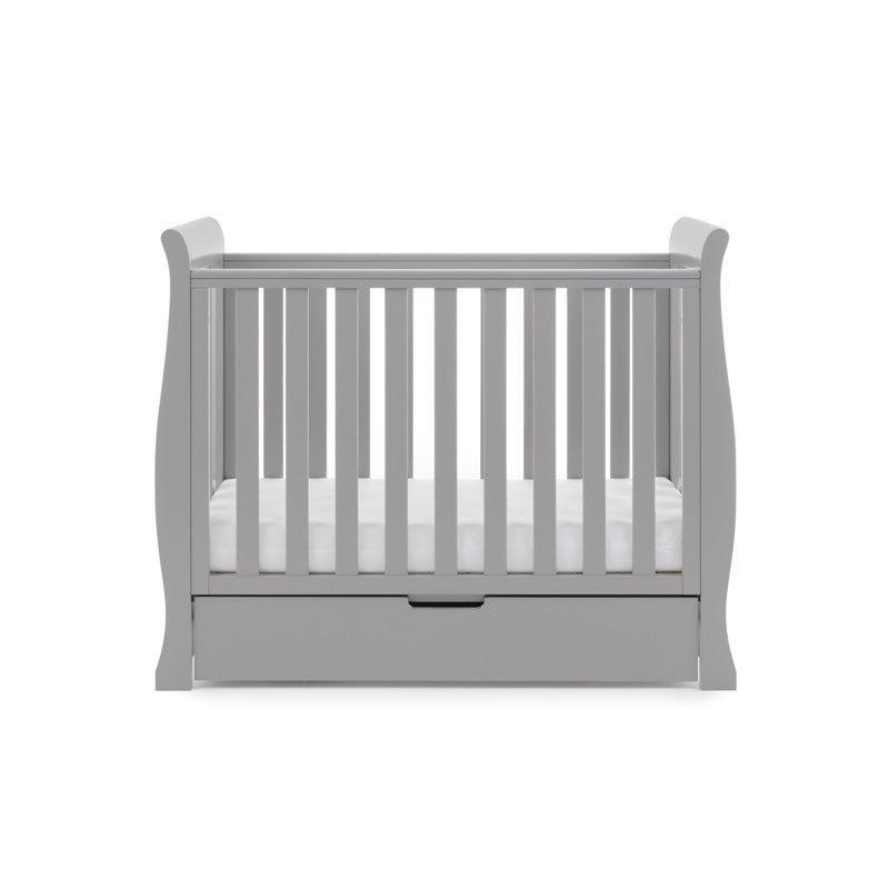 OBaby Stamford Space Saver Cot - Warm Grey