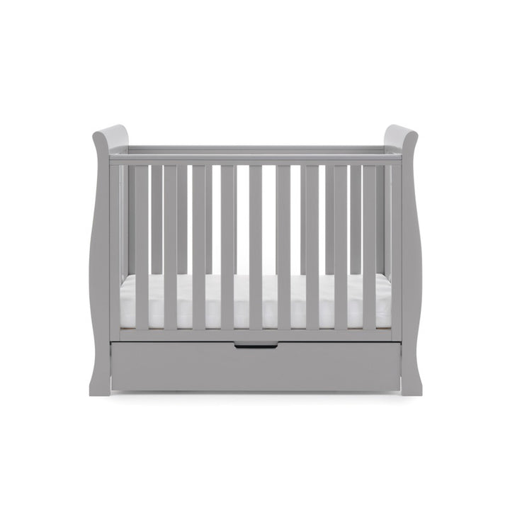 OBaby Stamford Space Saver Cot - Warm Grey
