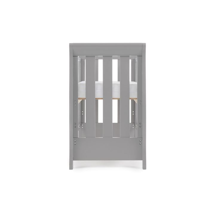 OBaby Stamford Space Saver Cot - Warm Grey