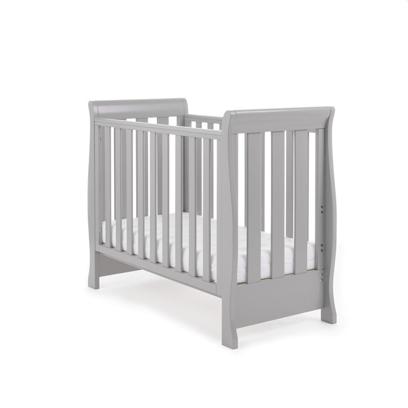OBaby Stamford Space Saver Cot - Warm Grey