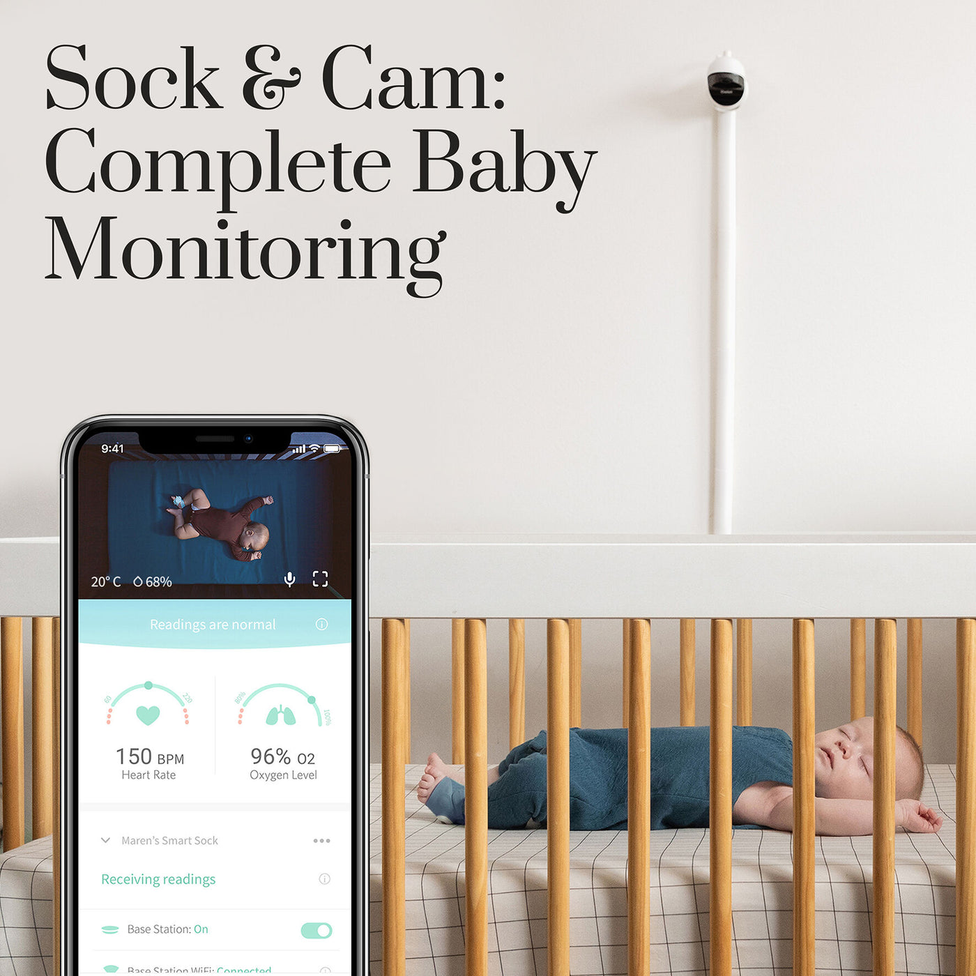 Owlet Monitor Duo/Smart Sock 3 + Cam 2 - Bedtime Blue