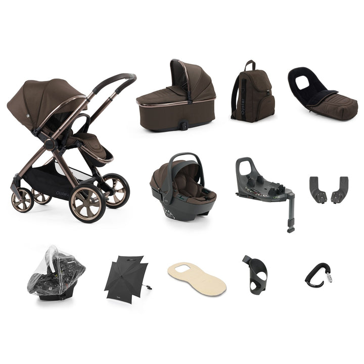 Babystyle Oyster 4 Ultimate 360 Travel System Bundle - Chocolate Velvet