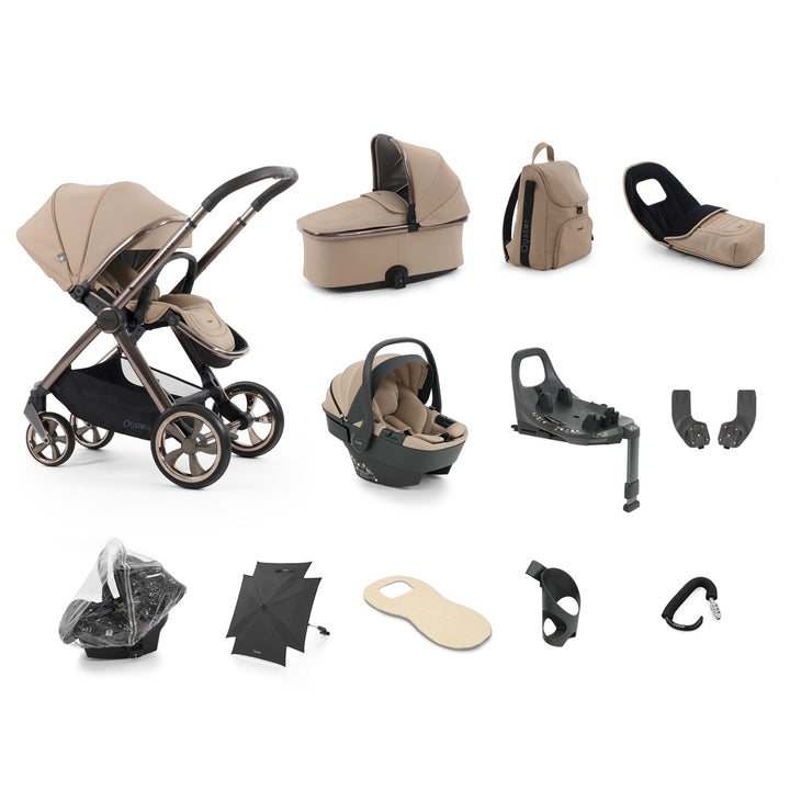 Babystyle Oyster 4 Ultimate 360 Travel System Bundle - Fawn