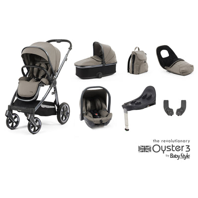 Babystyle Oyster 3 Luxury Bundle - Stone