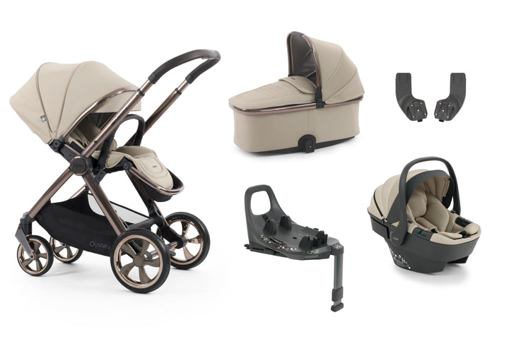 Babystyle Oyster 4 Essential 360 Travel System Bundle - Buttermilk